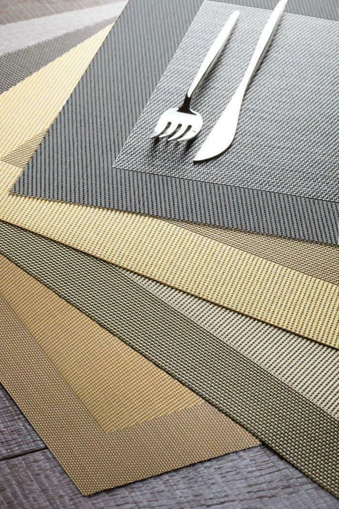 13" PVC Placemats - Set of 4